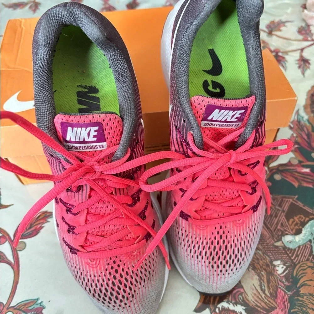 Nike Air Zoom Pegasus 33 Racer Pink/White-Midnight Fog Women's